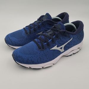 Mizuno Wave Inspire 16 Waveknit 411170 SD73 Blue Running Shoes Mens Size 10